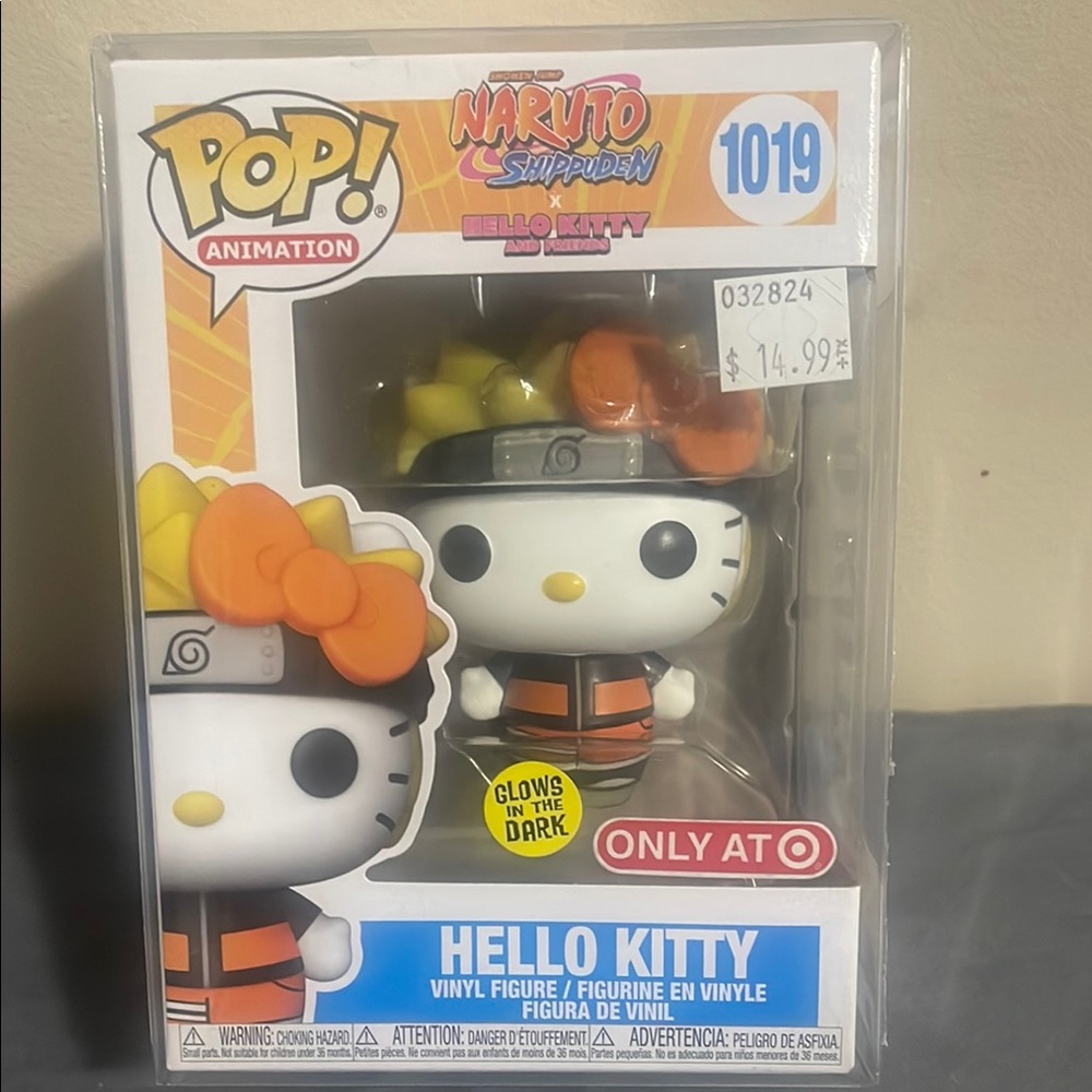 Funko Pop Animation Naruto Shippuden HELLO KITTY Glow in the Dark #1019
